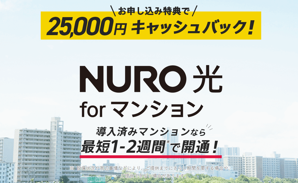 NURO光 for マンション