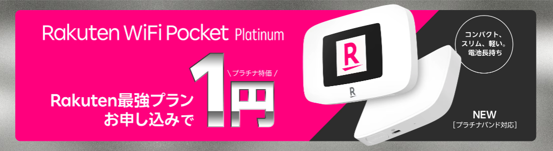 Rakuten WiFi Pocket Platinum