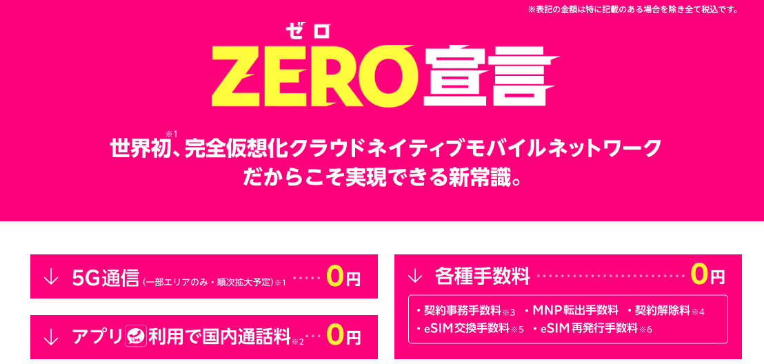 ZERO宣言