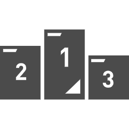 表彰台のアイコン