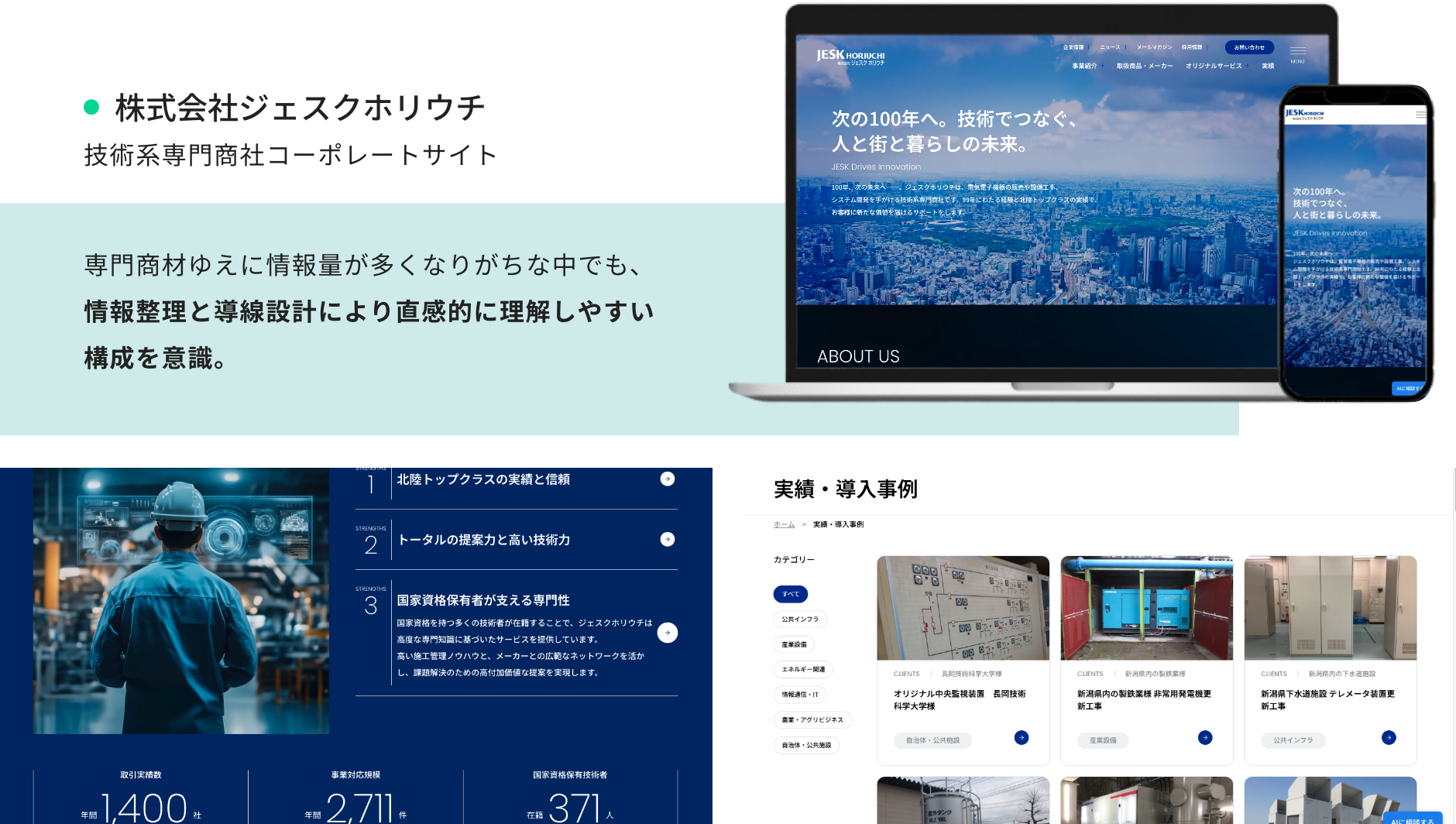 コーポレートサイト制作